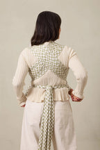 Sage Chequer Baby Wrap