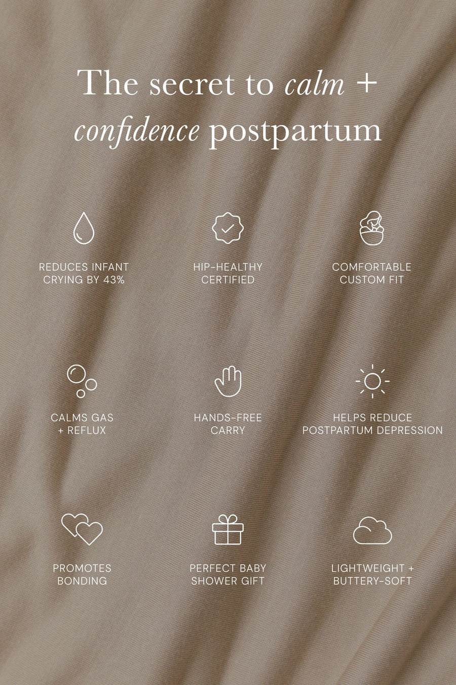 Sage Chequer Baby Wrap