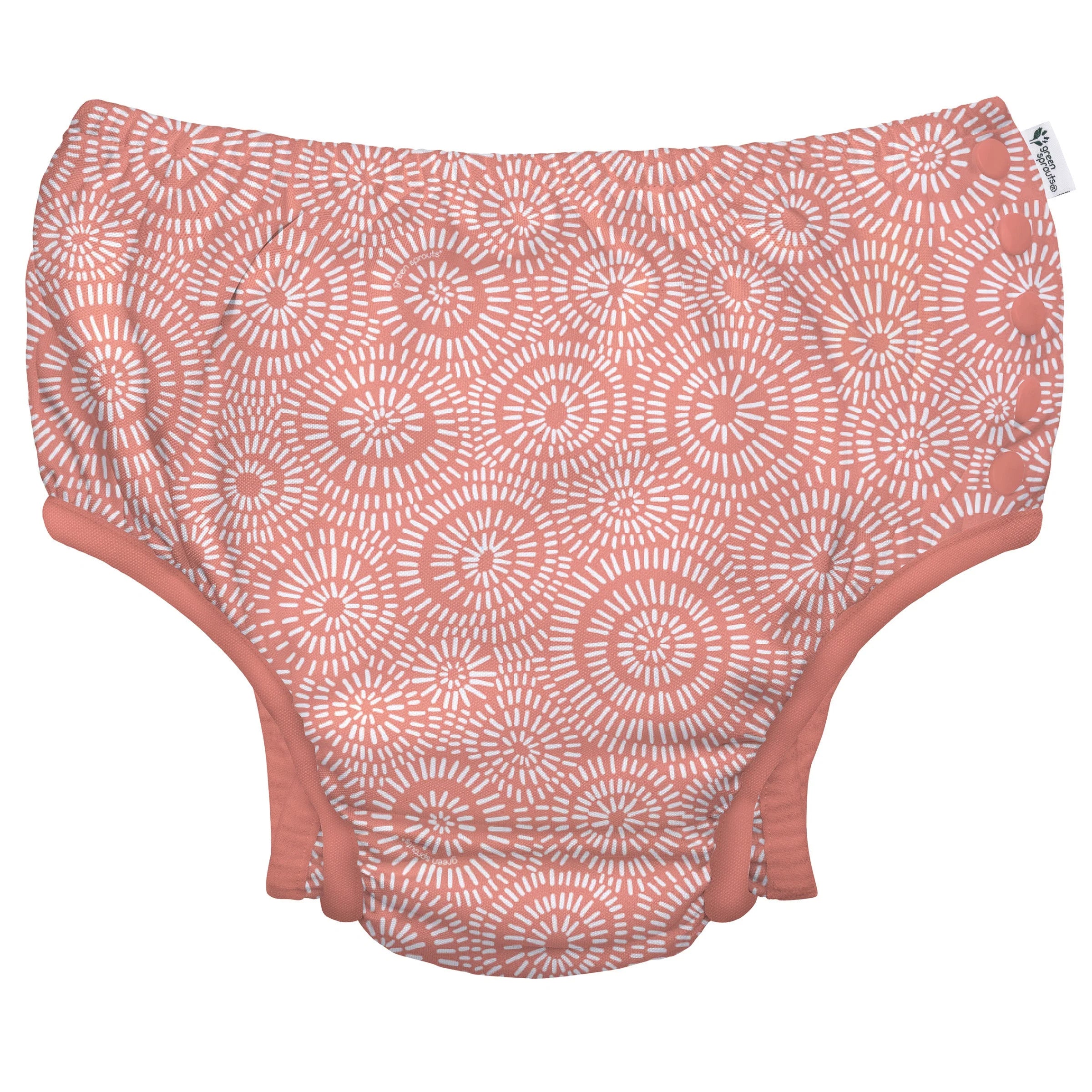 Snap Swim Diaper - Coral Sand Dollar