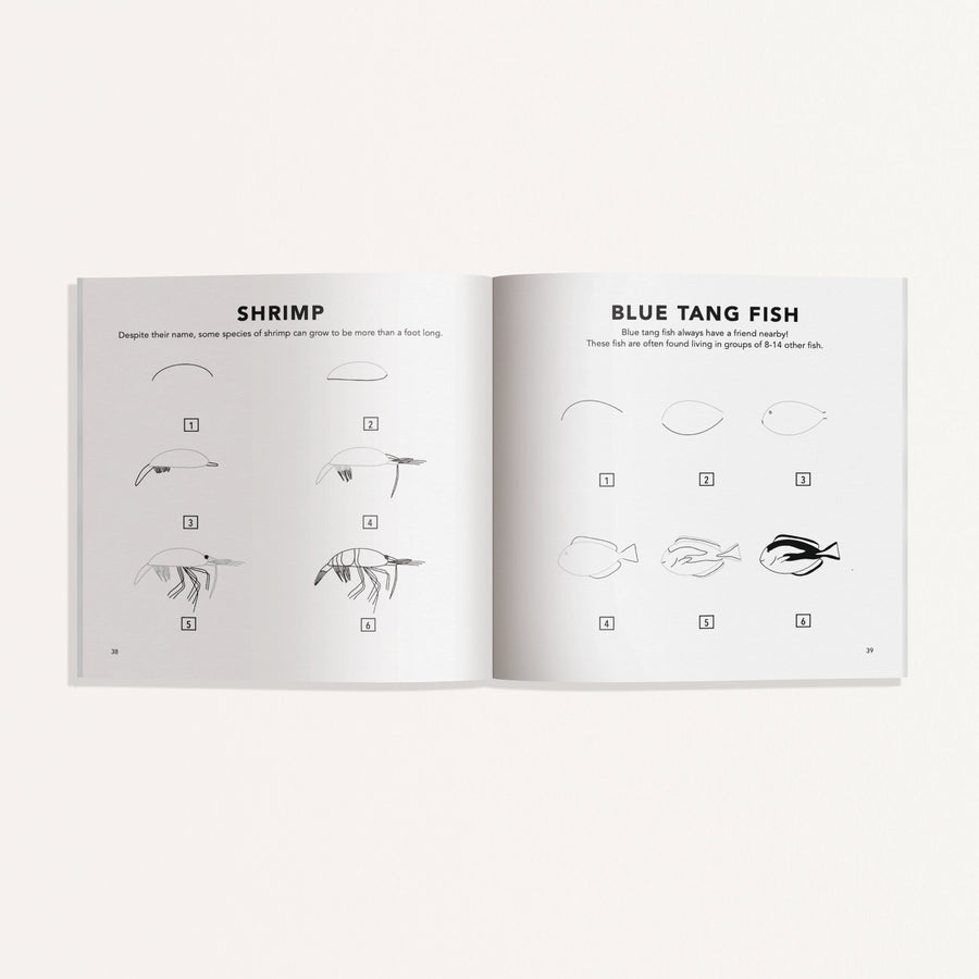 Under The Sea: How to Draw Book (Travel Size)