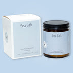 Sea Salt Essential Oil Beeswax Jar Candle