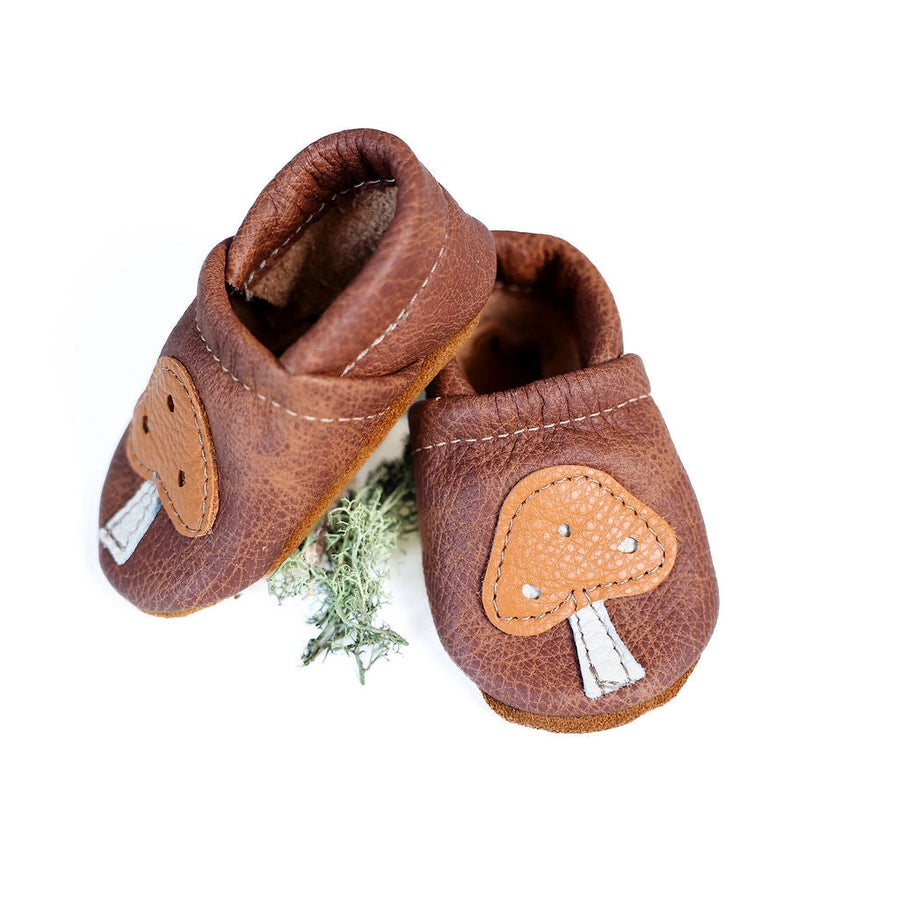 Mushroom Sepia Moccasins