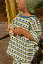 Blue Green Stripe Toby Set