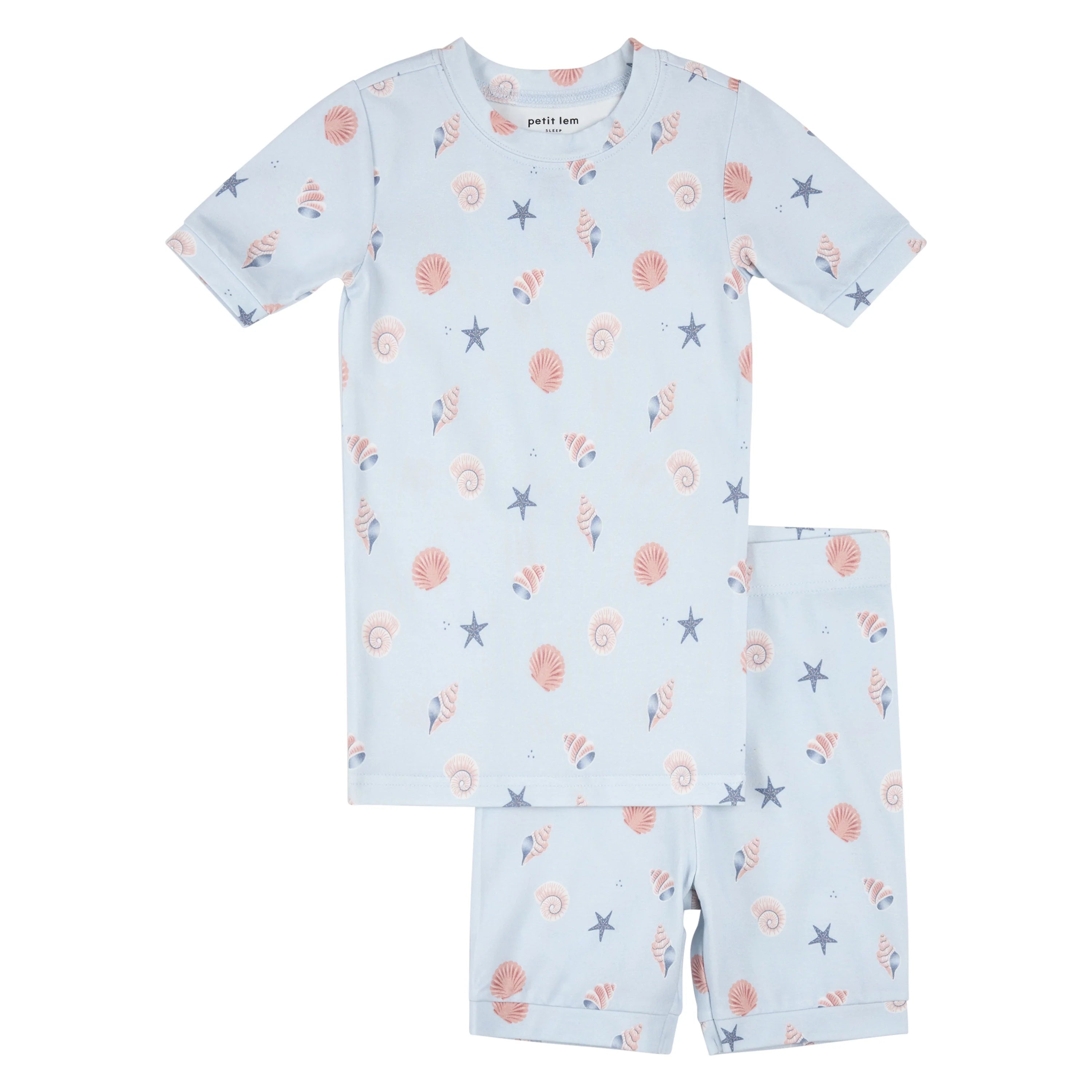 Seashells Short Sleeve Pajama Set