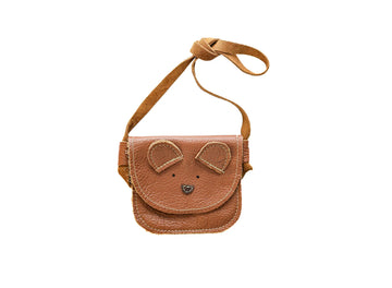 Sienna Bear Leather Purse