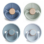 FRIGG Natural Rubber Pacifier 4-Pack: 0-6 Months