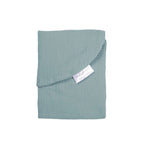 Organic Muslin Lounger Curve Cover - Slate