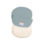 Organic Muslin Lounger Curve Cover - Slate