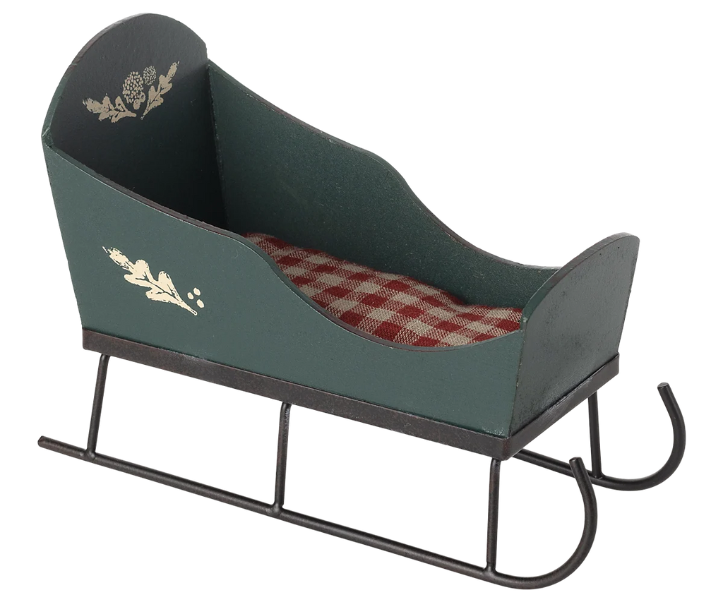 Mini Green Sleigh