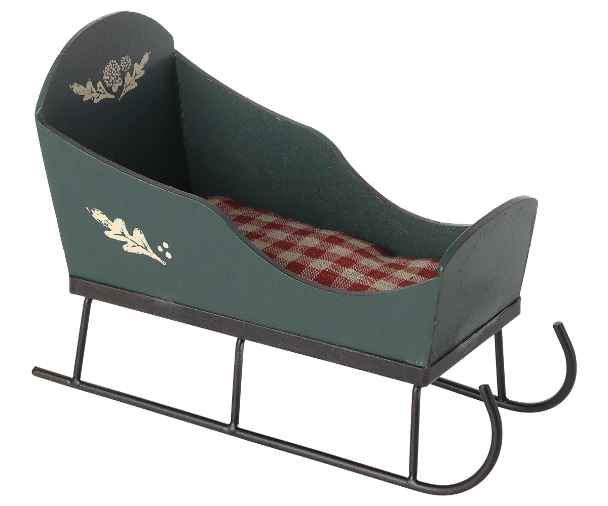 Mini Green Sleigh