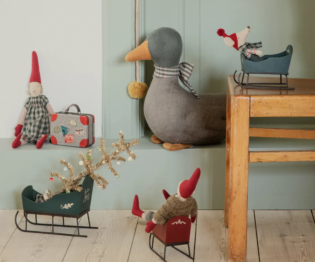 Mini Green Sleigh
