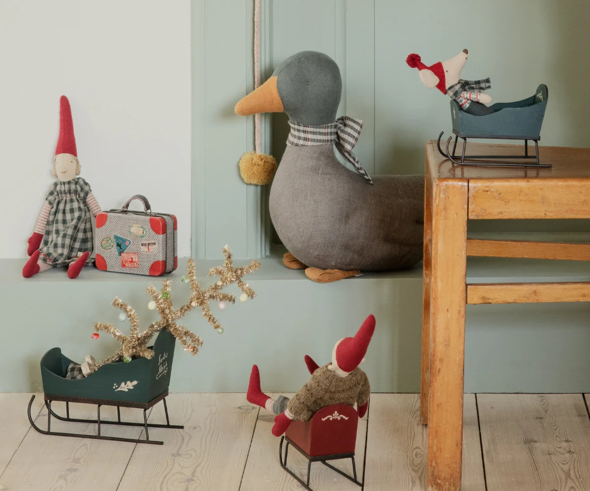Mini Green Sleigh