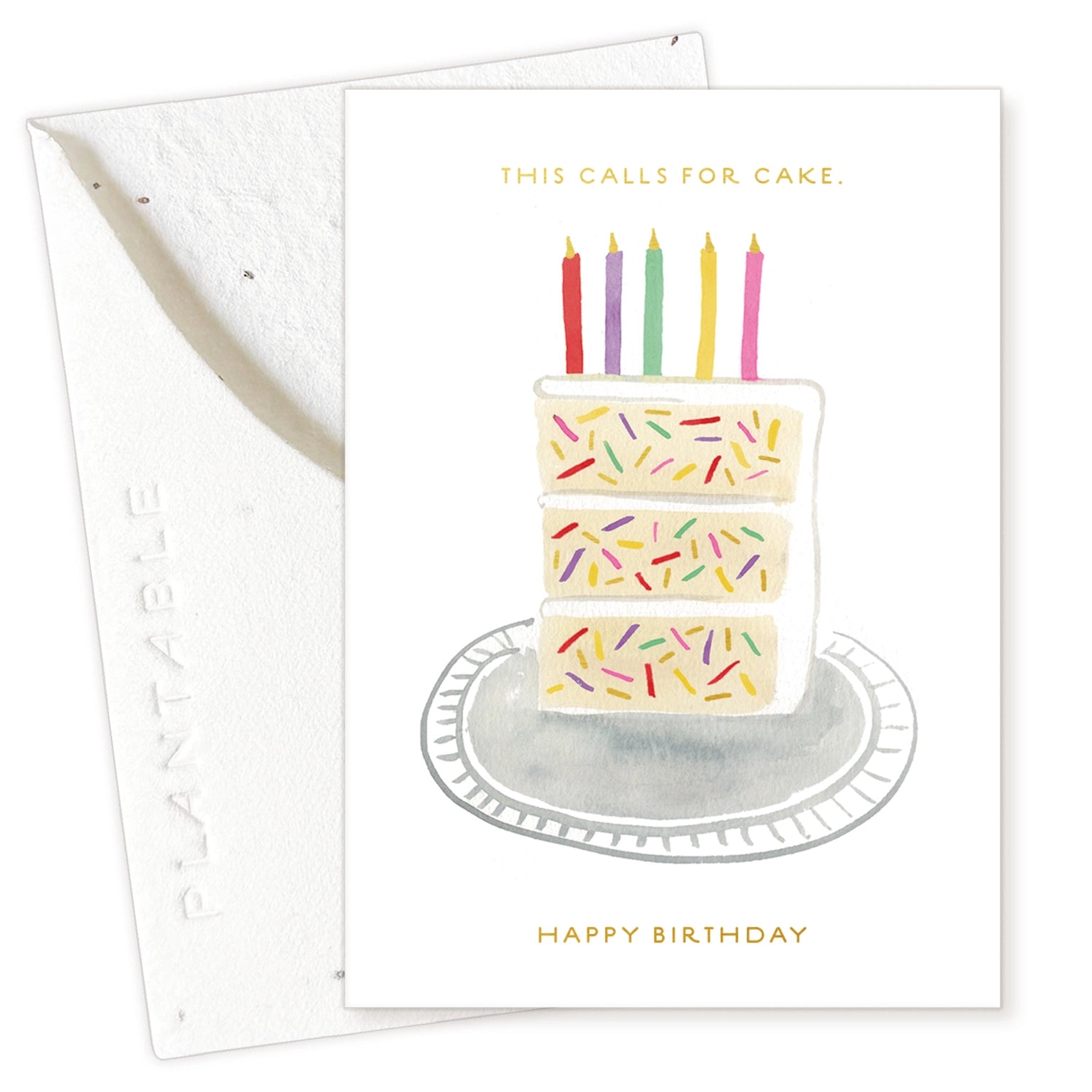 Birthday Slice Mini Greeting Card
