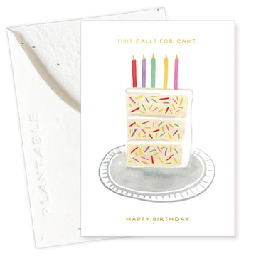 Birthday Slice Mini Greeting Card