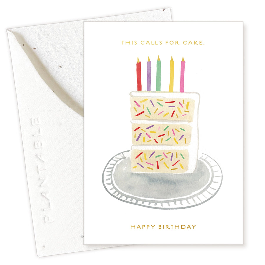 Birthday Slice Mini Greeting Card