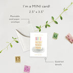 Birthday Slice Mini Greeting Card