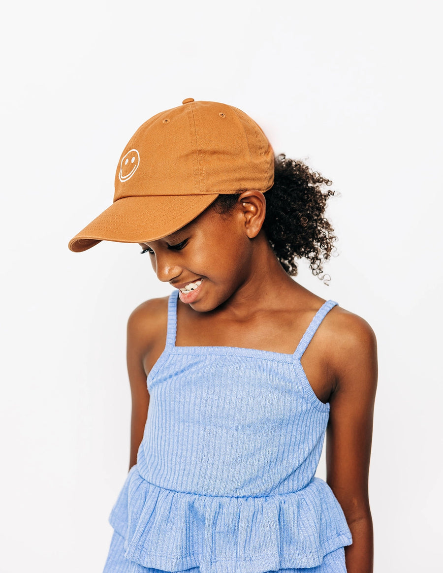 Terra Cotta Smiley Face Hat