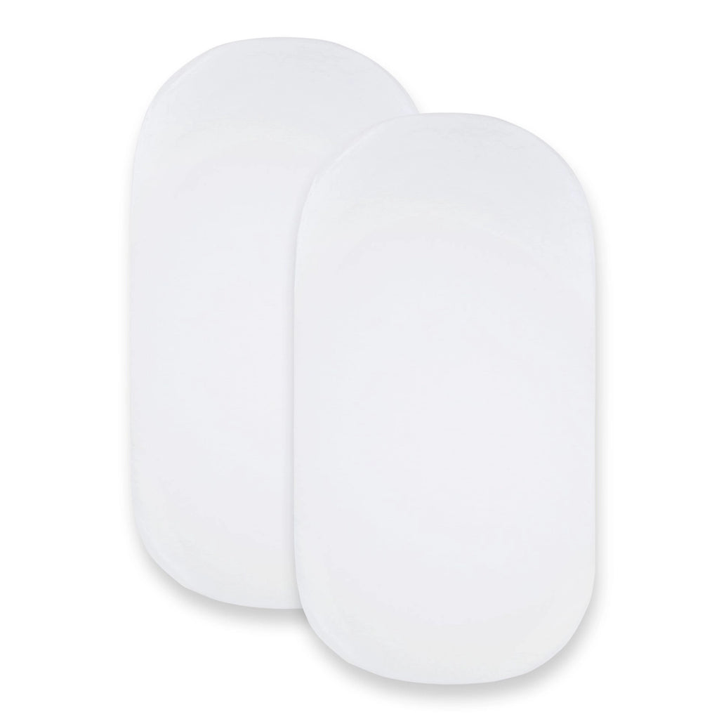 Organic Cotton Beesnug® Fitted Bassinet Sheet 2 Pack
