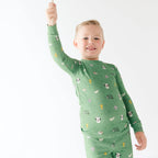 Soccer Ribbed Two-Piece Set