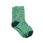 Socks That Support Sports - Green Soccer Balls