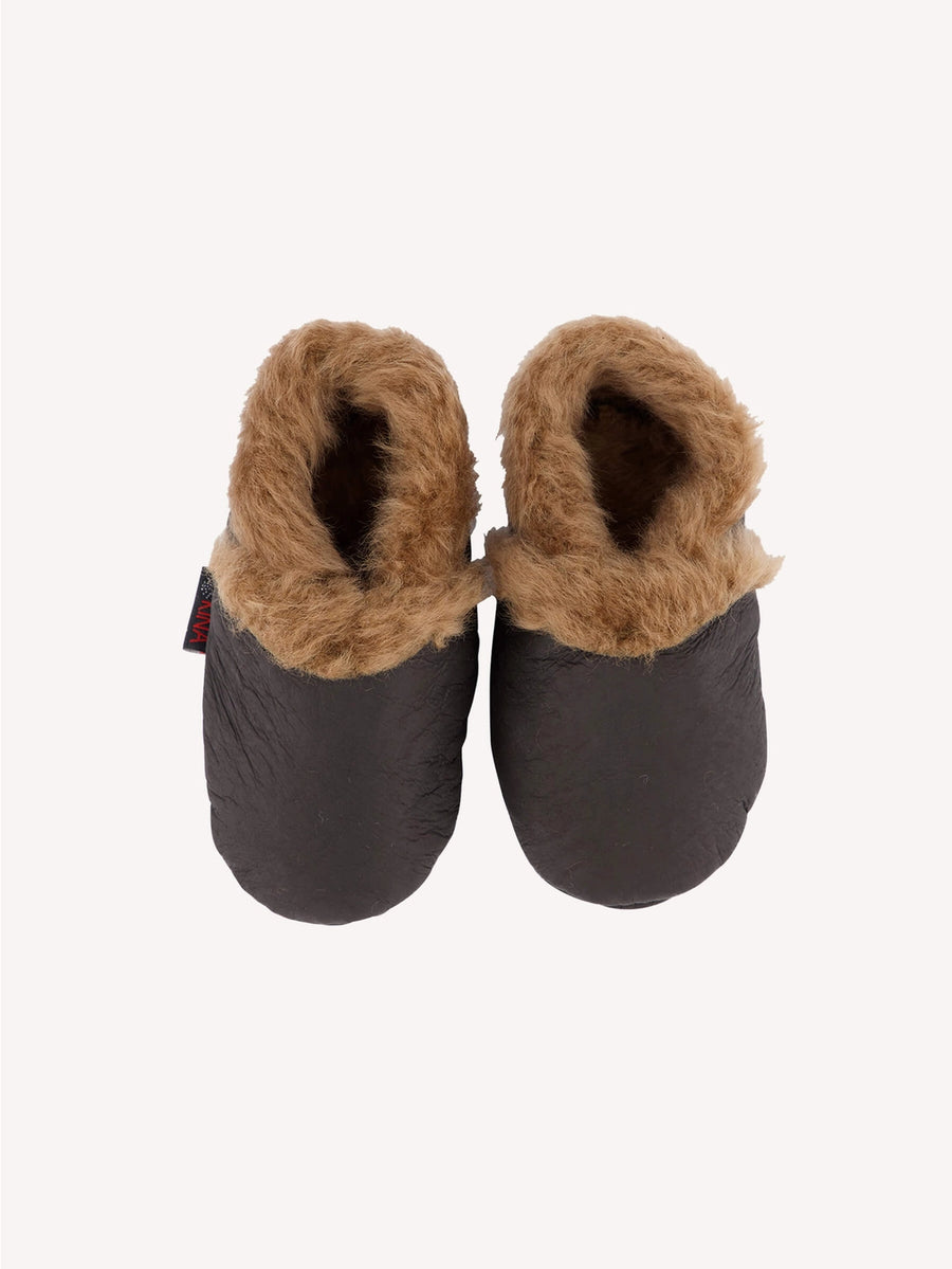 Spice Lambskin Booties