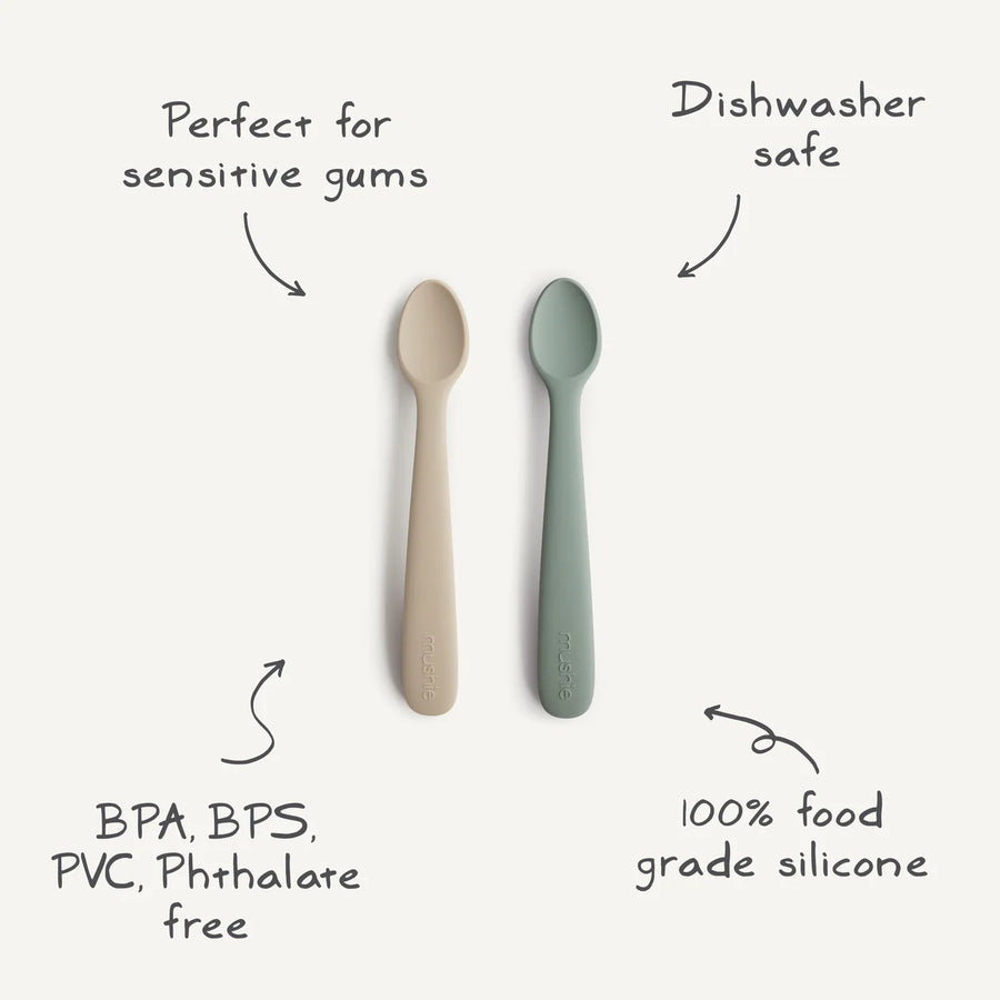 Ivory - Silicone Feeding Spoons 2-Pack