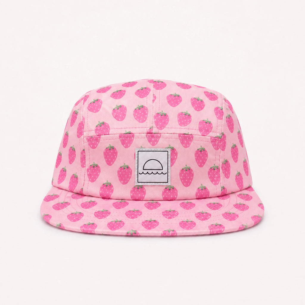 Five Panel Cap - Strawberry