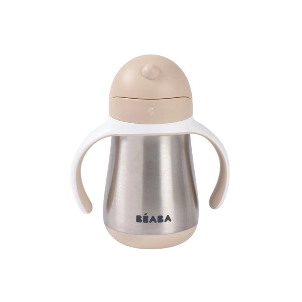 Stainless Steel Straw Sippy Cup - Oat