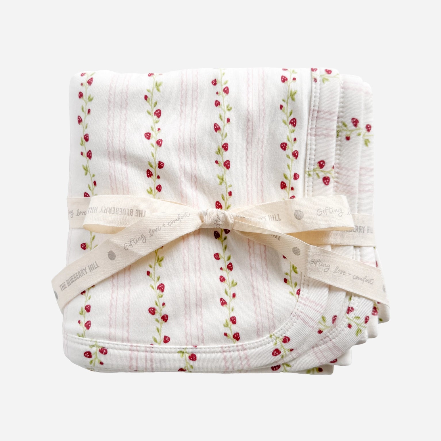Organic Hooded Towel - Strawberry