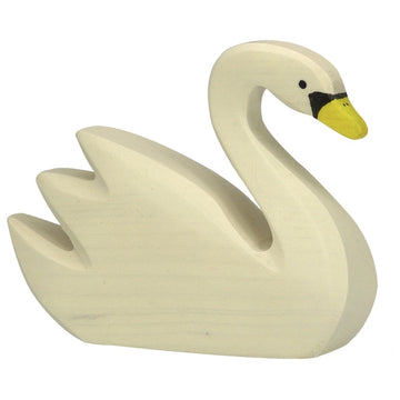 Wooden Swimming Swan