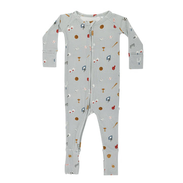 Sports Zone Ribbed Zip Romper