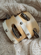 Wooden Tambourine with Goat Skin Drum