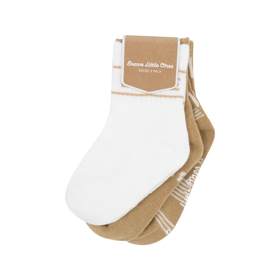Tan Socks 3-Pack