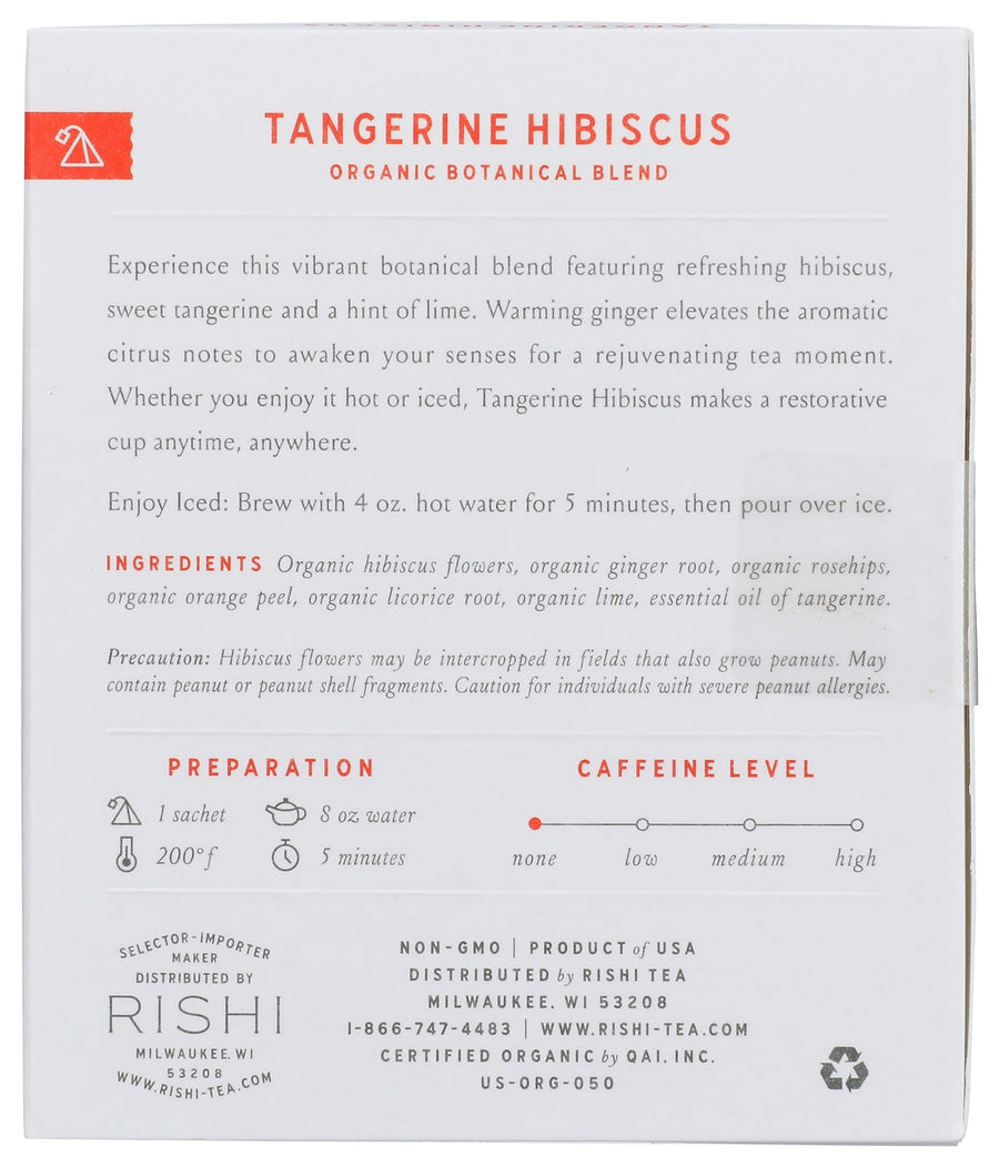 Tangerine Hibiscus Organic Herbal Tea