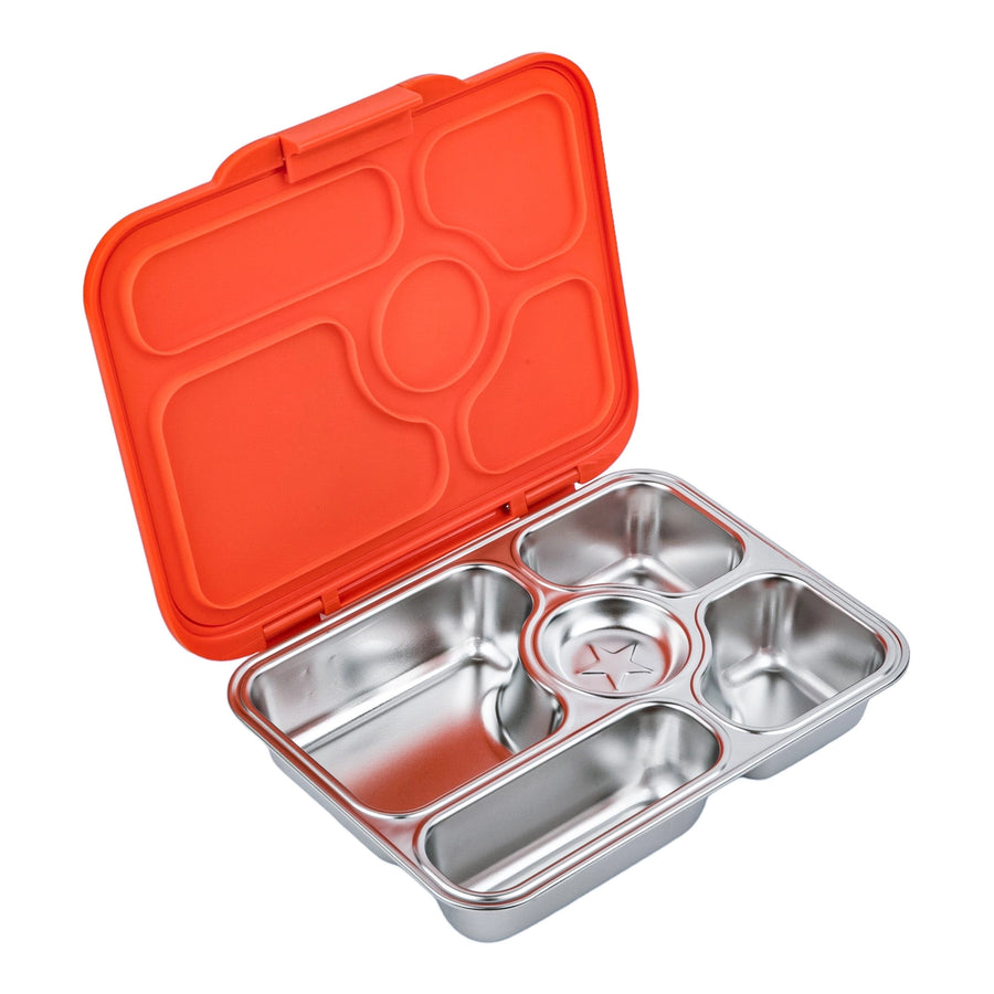 Stainless Steel Leakproof Bento Box - Tango Orange