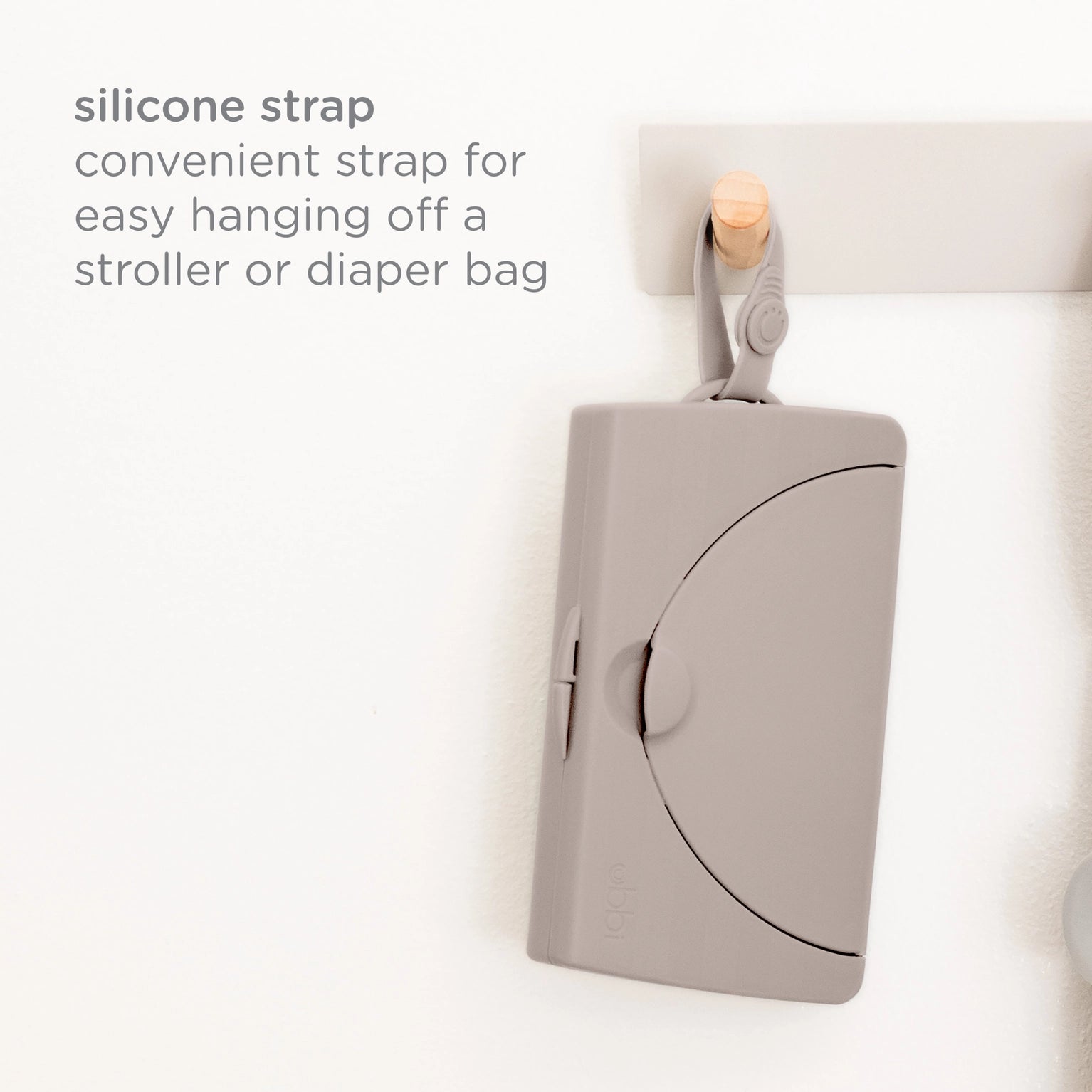 Travel Wipes Dispenser - Taupe