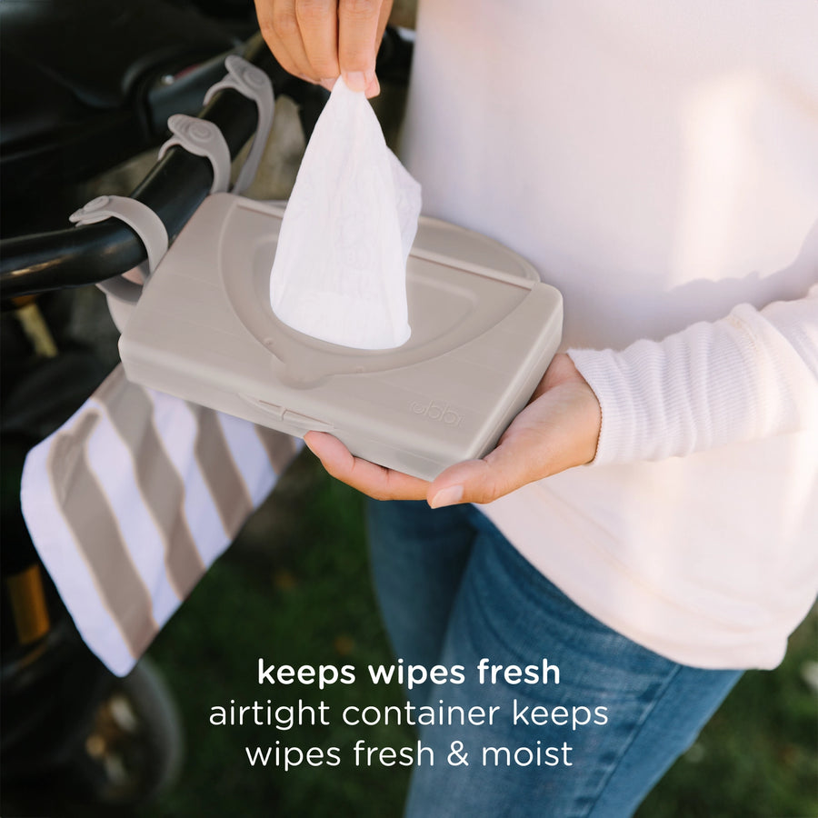 Travel Wipes Dispenser - Taupe