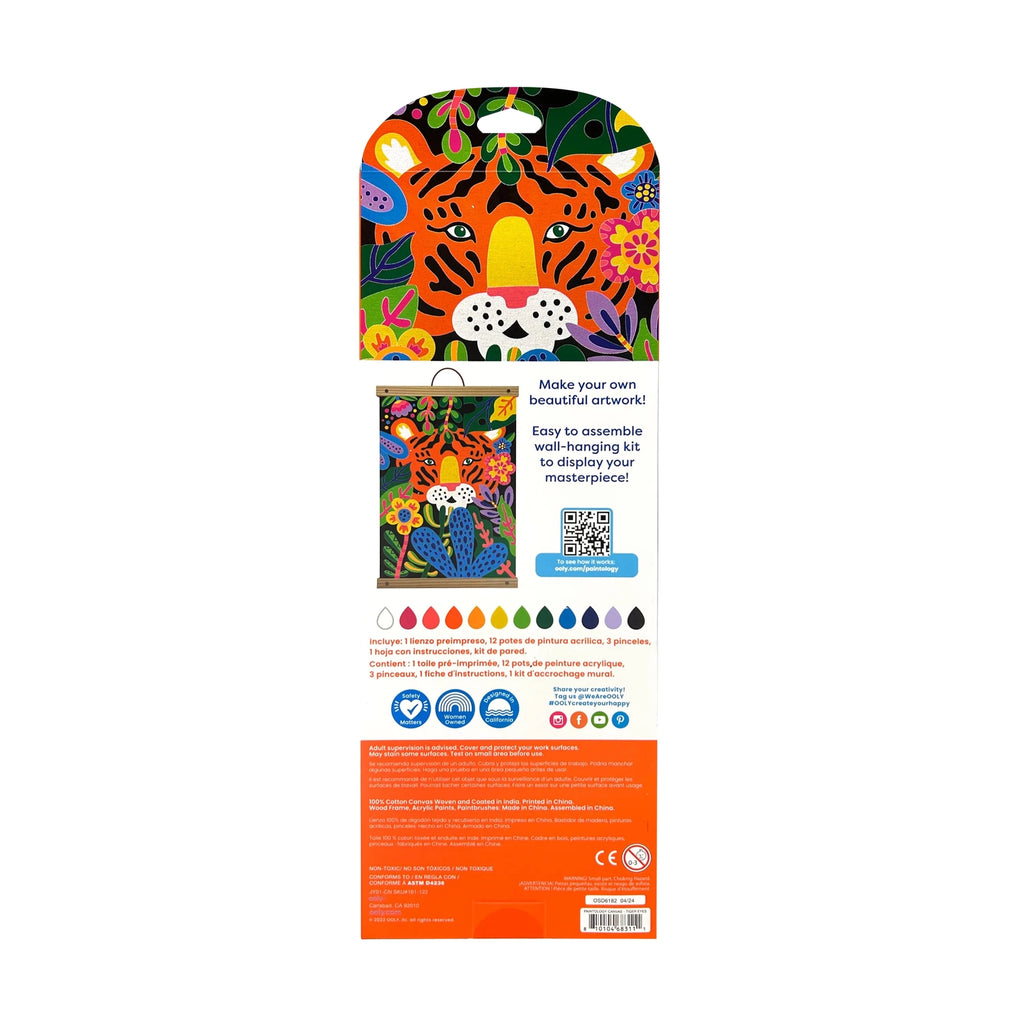 Paintology Paint by Number Kit - Tiger Eyes