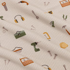 Tool Time Ribbed Toddler Blanket