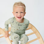 Trash Trucks Ribbed Two-Piece Set