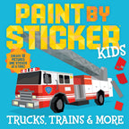 Paint by Sticker Kids: Trucks, Trains, & More