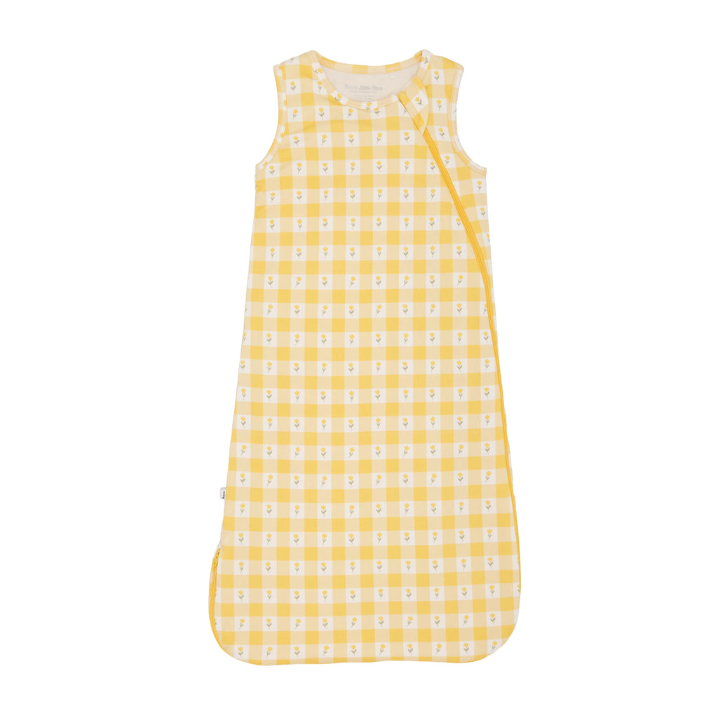 Yellow Tulip Gingham Sleep Sack (1.0 TOG)