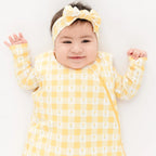 Yellow Tulip Gingham Sleep Sack (1.0 TOG)