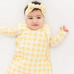 Yellow Tulip Gingham Sleep Sack (1.0 TOG)