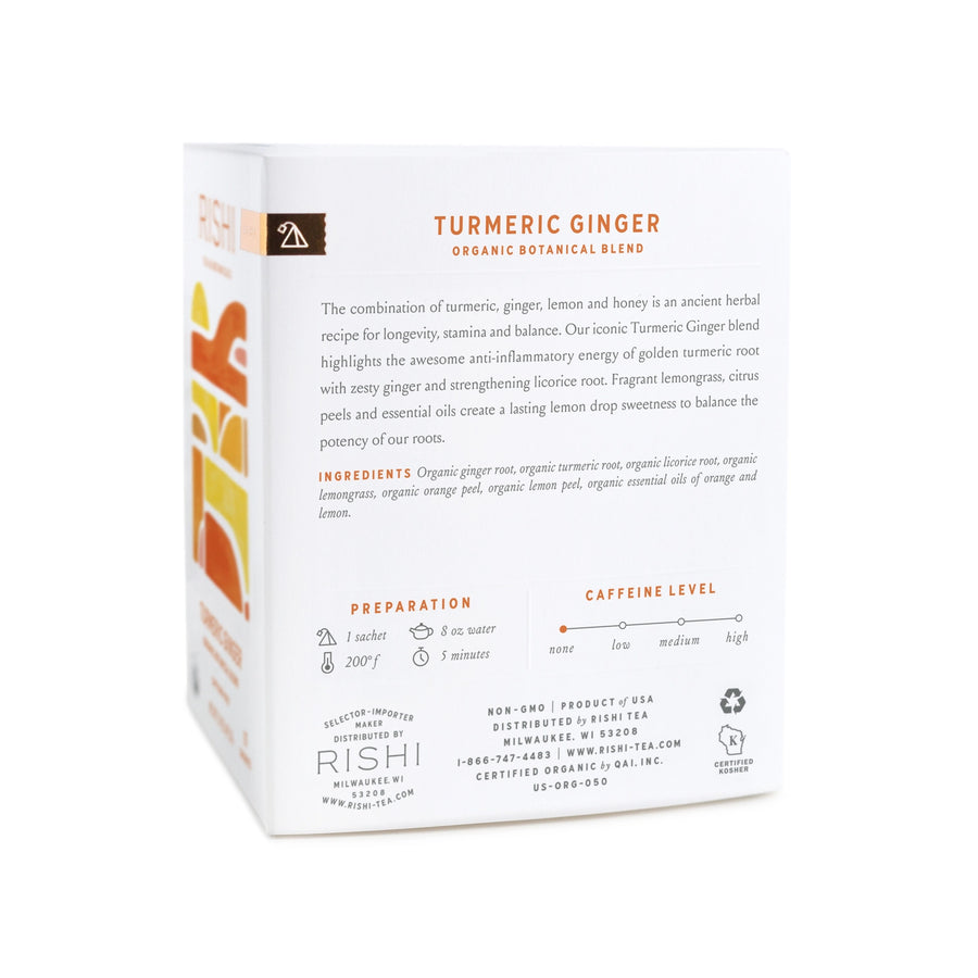 Turmeric Ginger Organic Herbal Tea