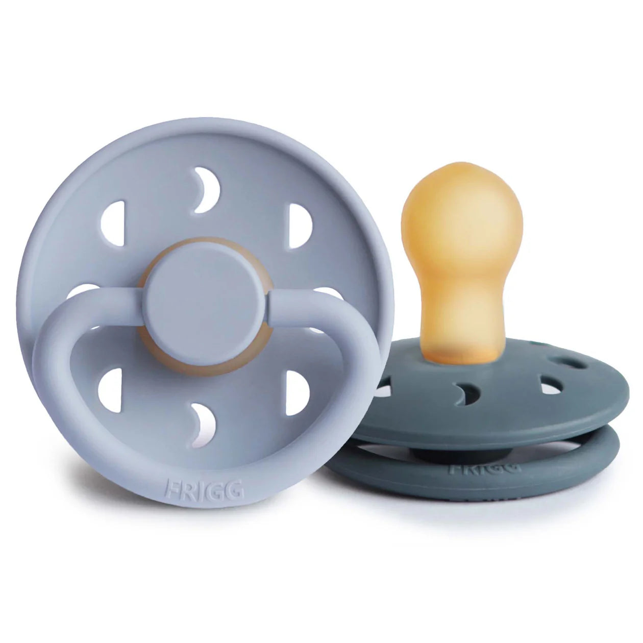 FRIGG Natural Rubber Pacifier 2-Pack: 0-6 Months