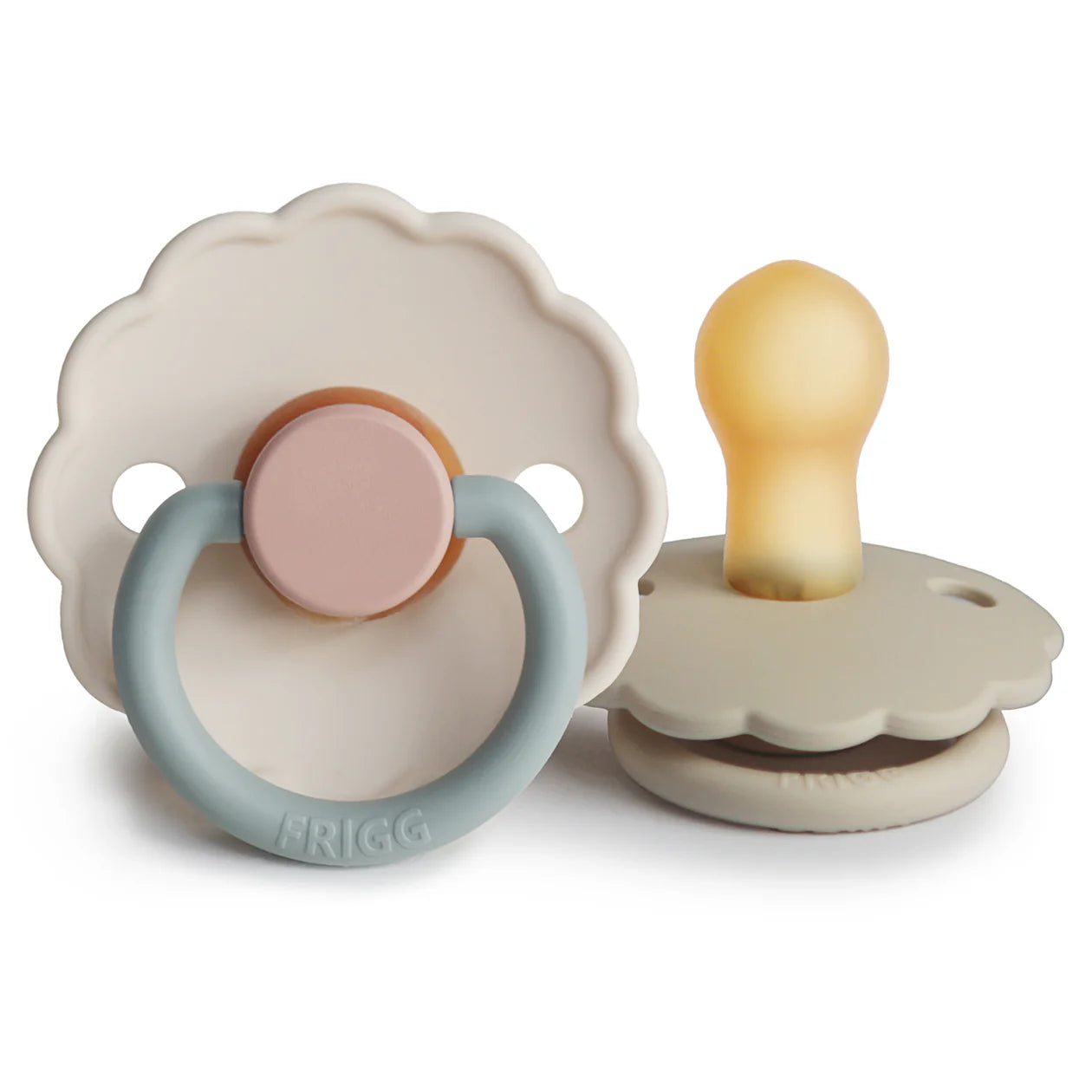 FRIGG Natural Rubber Pacifier 2-Pack: 0-6 Months