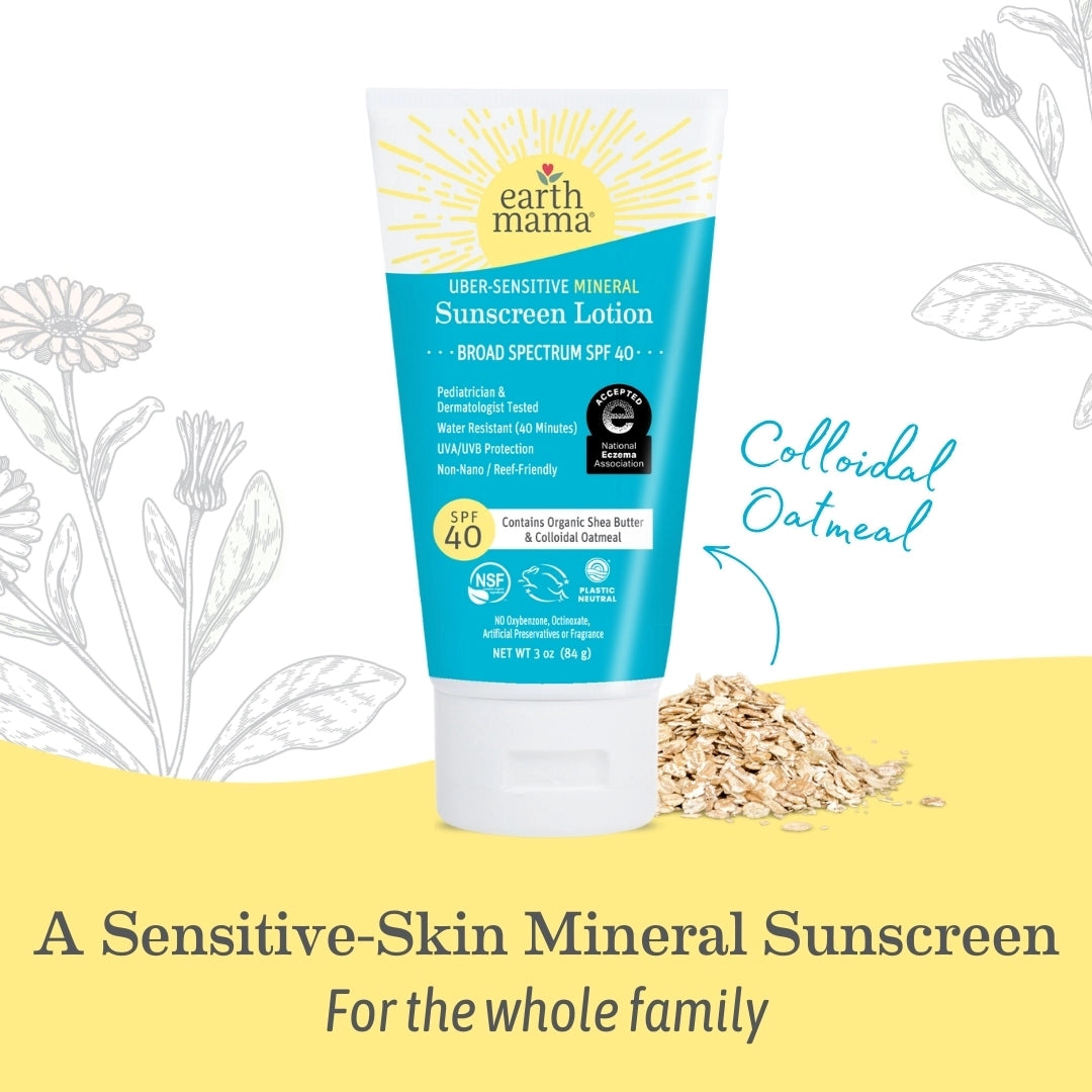 Kids Uber-Sensitive Mineral Sunscreen Lotion - SPF 40
