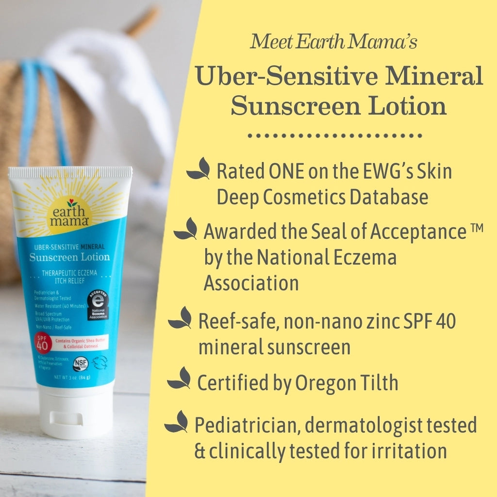 Kids Uber-Sensitive Mineral Sunscreen Lotion - SPF 40