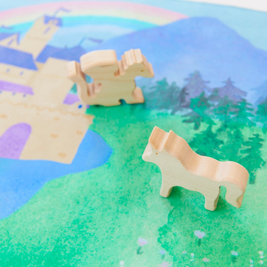 Rainbow Unicorn Playmap Silk